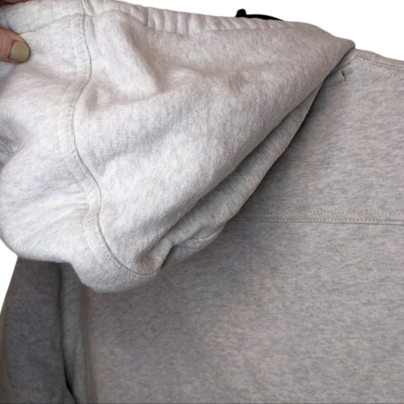 Calvin Klein Jeans Gray Hoodie Sweatshirt Size L 🌫️🖤 - Picture 8 of 12